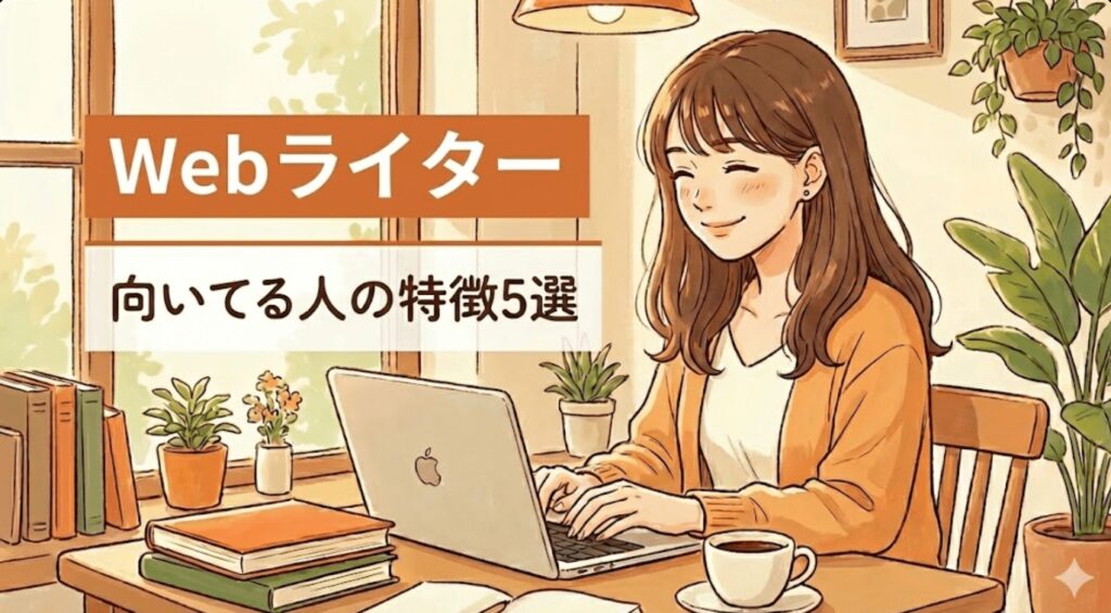 Webライターに向いてる人の特徴5選